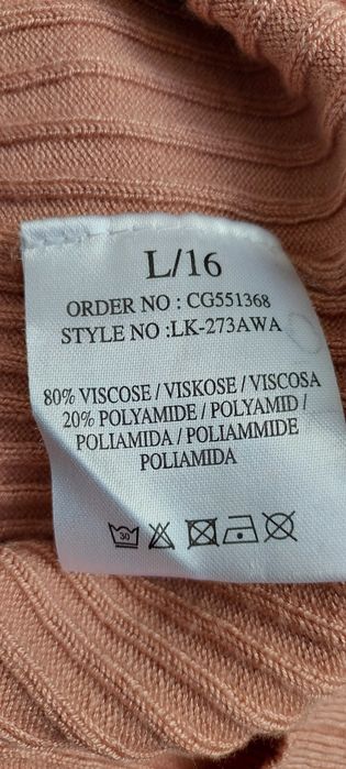 Morelowy sweter z wiskozy BRAVE SOUL, R. L