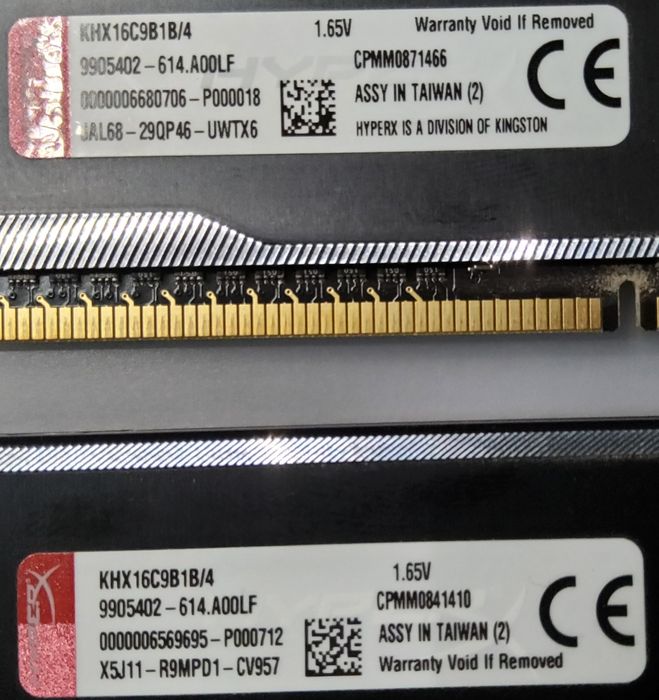 Pamięć RAM Kingston HyperX Black  2x4gb