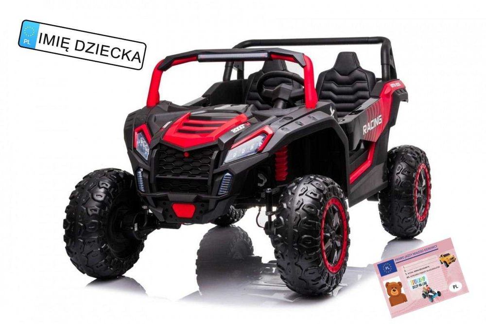 BUGGY XXL 4X4 Dwuosobowa terenówka dla dzieci na akumulator ATV STRONG