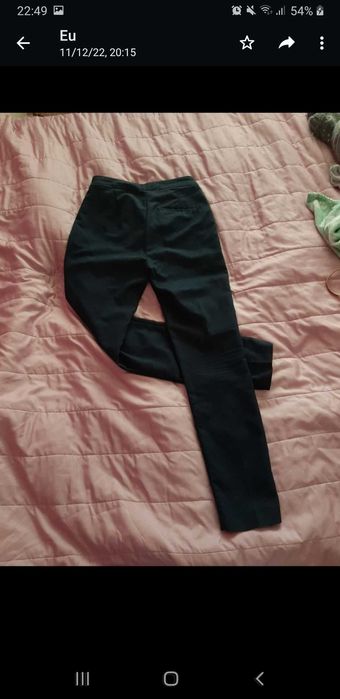 Calças zara alfaiataria cullotes clássicas fato