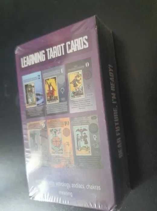 Karty Tarota do nauki z opisami Learning Tarot cards nowe w folii.