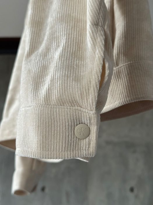 Вельветова бежева сорочка Calvin Klein CORDUROY OVERSHIRT