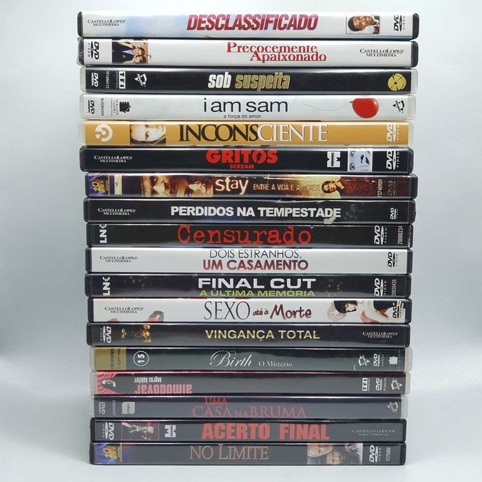 Lote 25/1 - Pack de 18 Filmes em DVD - Ref.VI