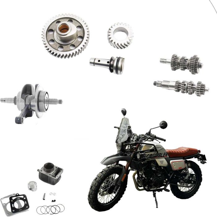 Оригінальні запчастини до мотоциклів FORTE, BSE