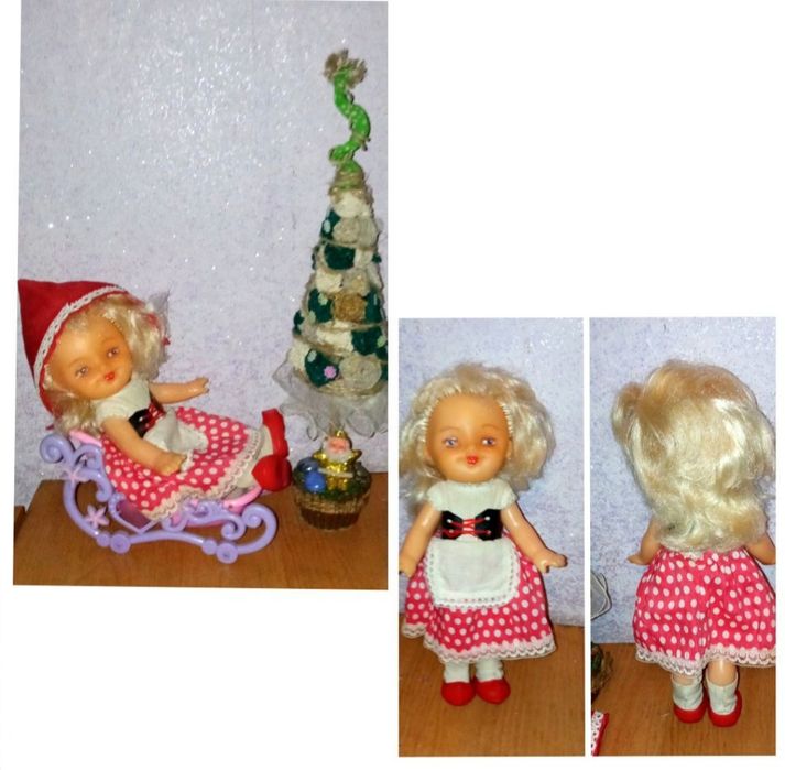 Кукла СССР. Красная шапочка. 27 см