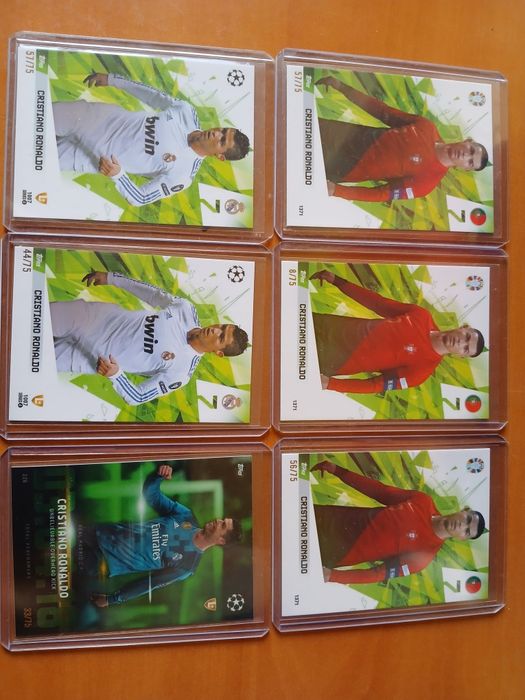Cartas numeradas cristiano ronaldo