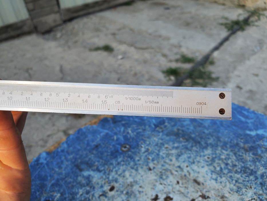 штангенциркуль biltema  дюймовый метрический 200мм Германия