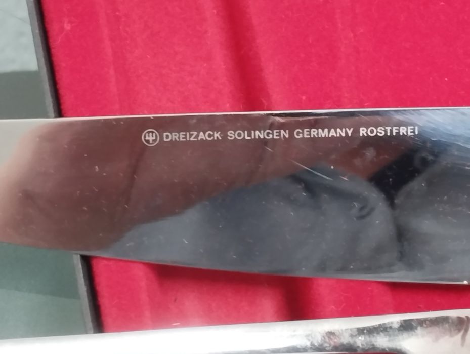 Conjunto de trinchar faca e garfo Dreizak (Wusthof) Solingen