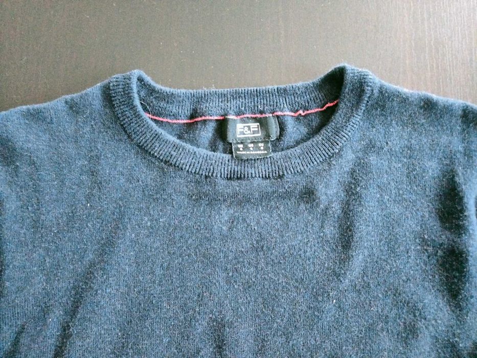 Sweter męski granatowy F&F rozm. S