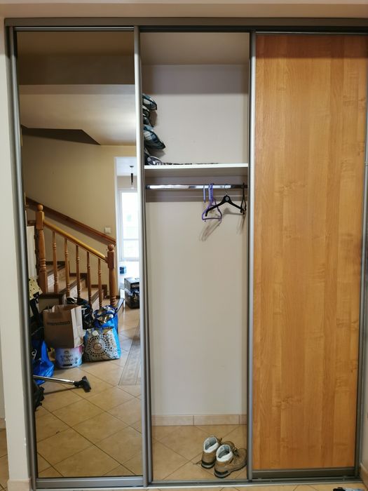 Szafa wnękowa z drzwiami przesuwnymi 190cm szer x 253cm wysokość