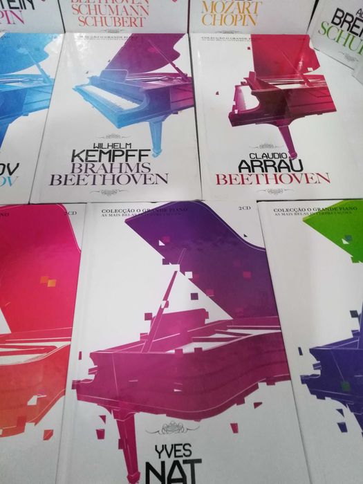 21 Cds duplos com Livro colecção - O Grande Piano Completa.