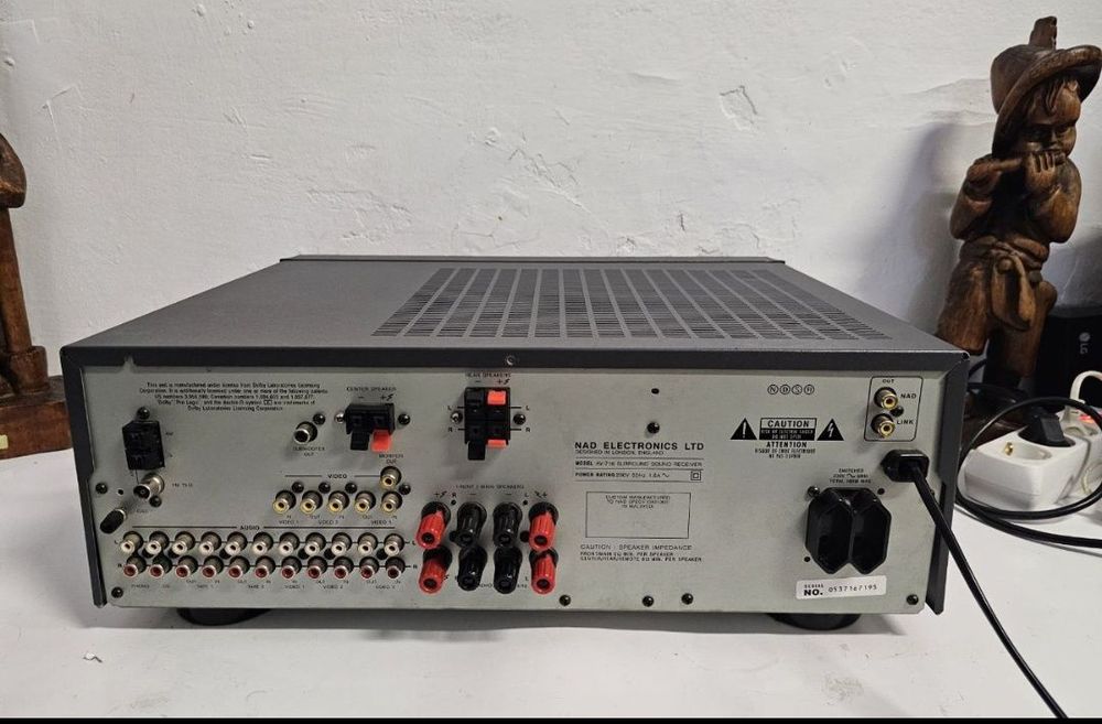 Amplituner NAD AV-716 5.1 | 80 W/kan. | Mocny, muzykalny dźwięk