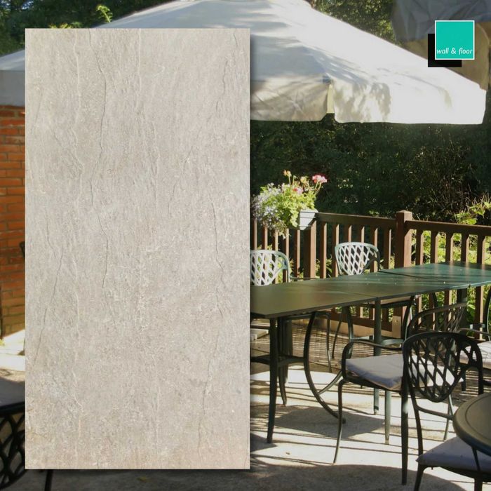 Gres 20mm City Grande Desert Grey Beige 120x60x2 cm Taras Balkon