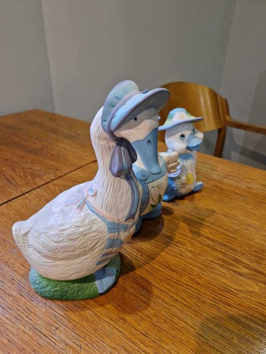 Figurki gęsi 3 sztuki