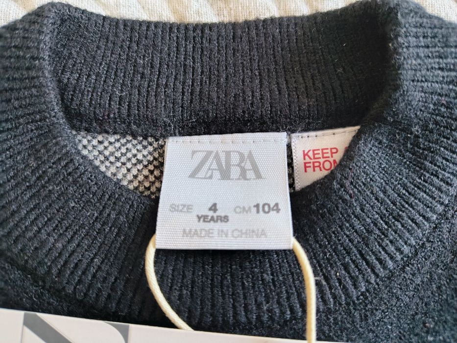 Nowy sweter Zara r.104