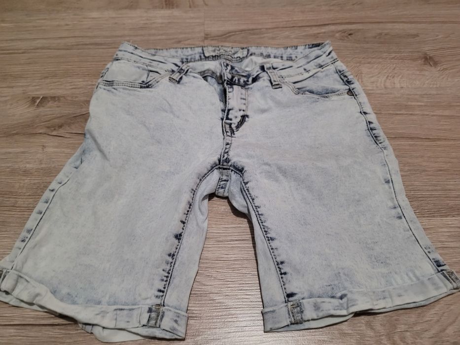 Spodenki dżinsowe szare