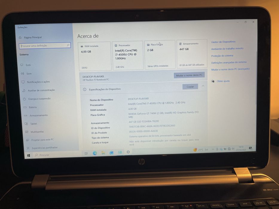 Hp Pavilion 15-n005sp Laptop + Bag + Printer64584770893186121