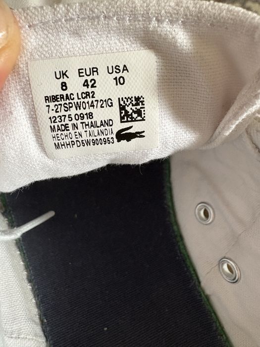 Tenisowki biale meskie Lacoste