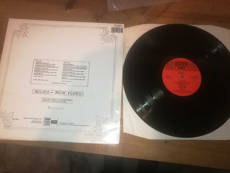 PINK FLOYD - Relicts - Ed Inglesa - 1990 LP