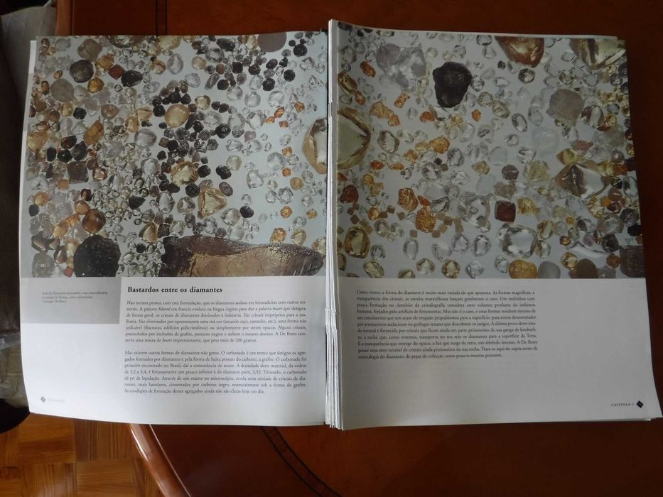 42 fascículos do livro "Diamantes"