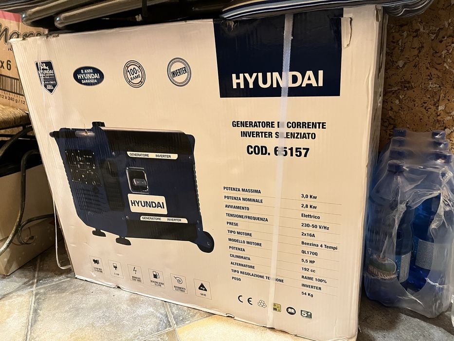 Генератор  бенз інверторний Hyundai H65157 3KW