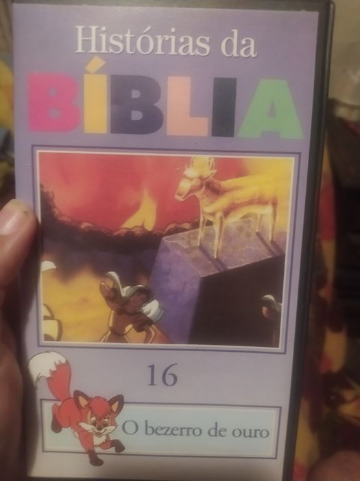 Anime histórias da bíblia casette vhs em português dublado TVI -o bezerro de ouro