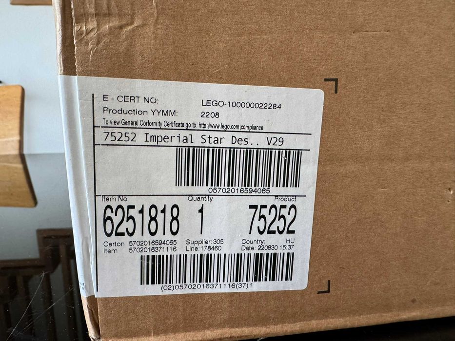 !NOWE! LEGO Star Wars 75252 Imperial Star Destroyer