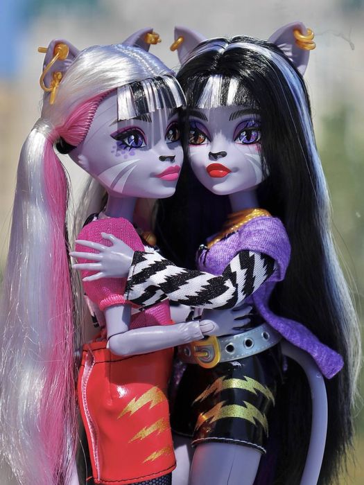 【pharfaite】レーリミメイデン Монстер хай Торалей, Мяуді, Пурсефона Monster High Hissfits Band
