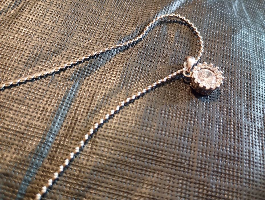 Цепочка серебряная с подвеской