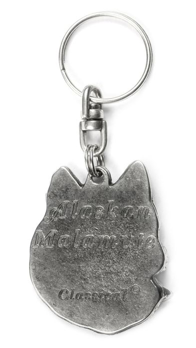 Alaskan Malamute brelok do kluczy posrebrzany Art-Dog