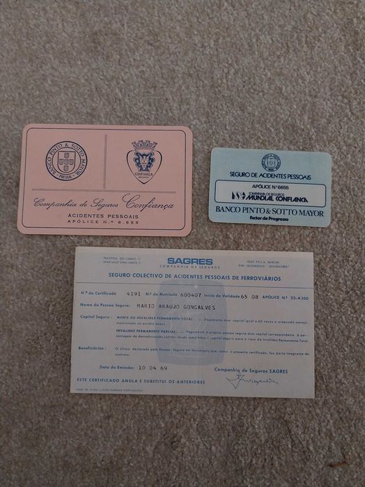 Companhias de seguros colecionaveis