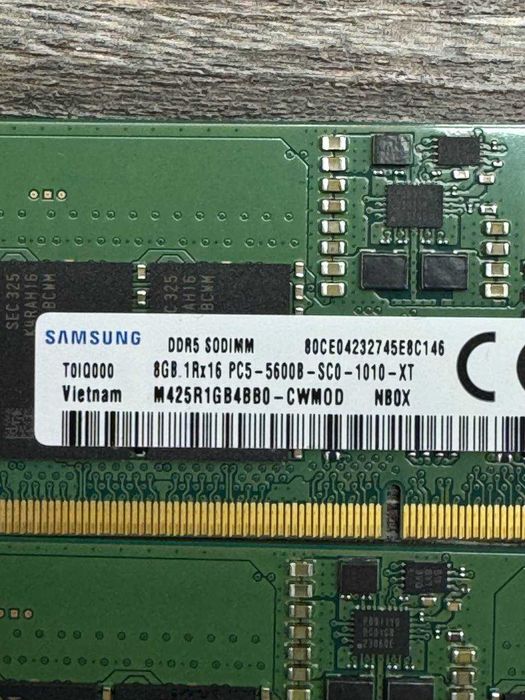 Оперативна памьять для ноутбука Samsung SODIMM DDR5-8GB PC5-5600B
