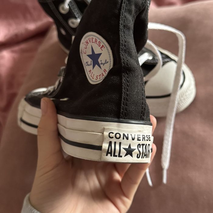 Converse конверсы чёрные black all star оригінал