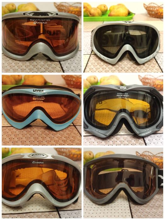 Чоловічі і жіночі окуляри лижні б/у Alpina Uvex Salomon