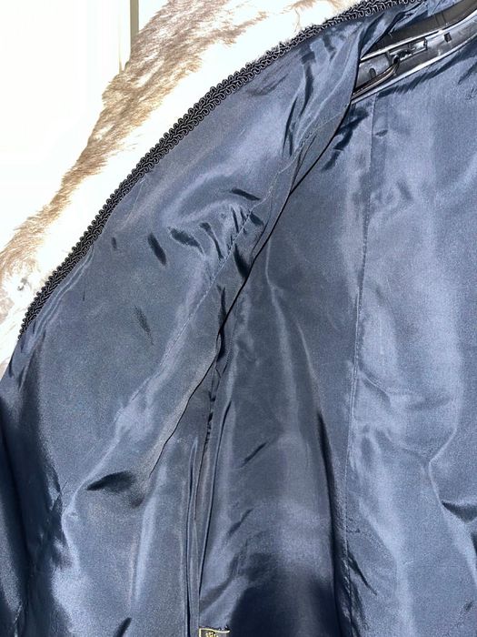 Casaco de pele de lobo verdadeiro