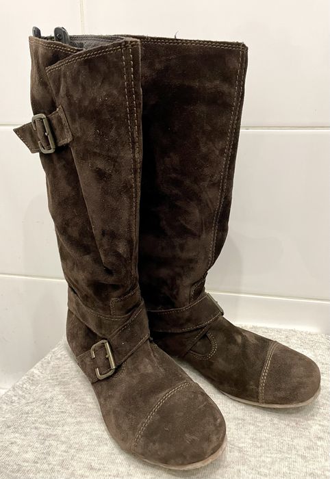 Brązowe kozaki Zara 39