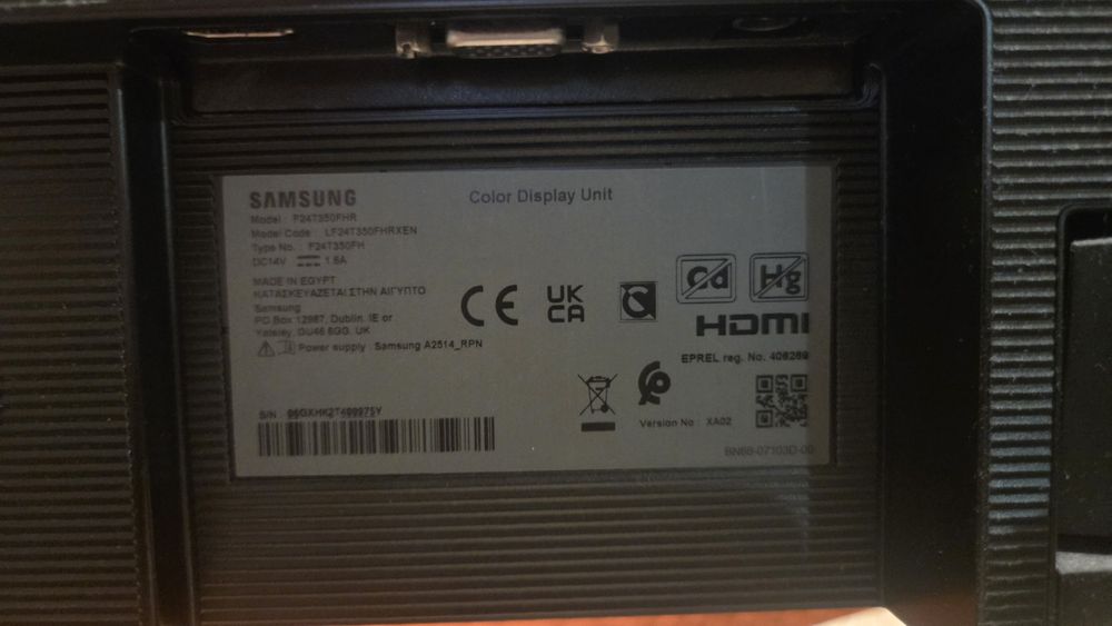 monitor głośniki adapter kable