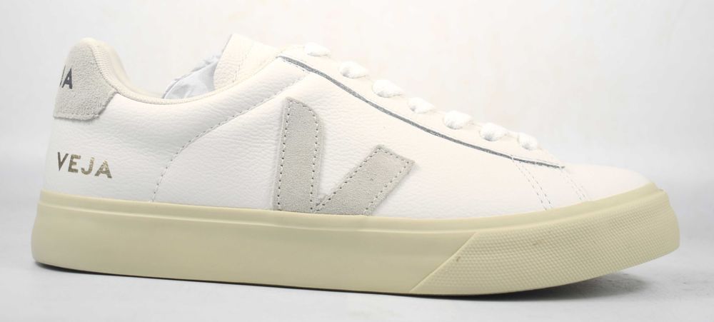 Skórzane trampki Veja Campo extra white natural suede roz. 38