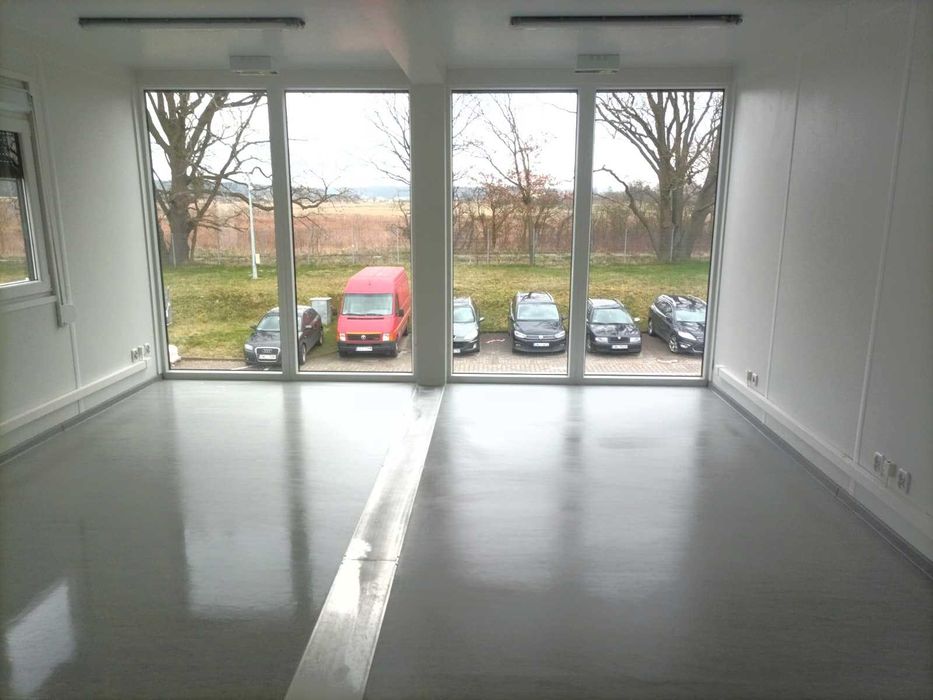 pawilon biurowy z kontenerów, pawilon, pawilony z kontenerów