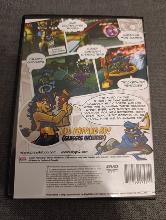 Sly 3 na PS2 język angielski