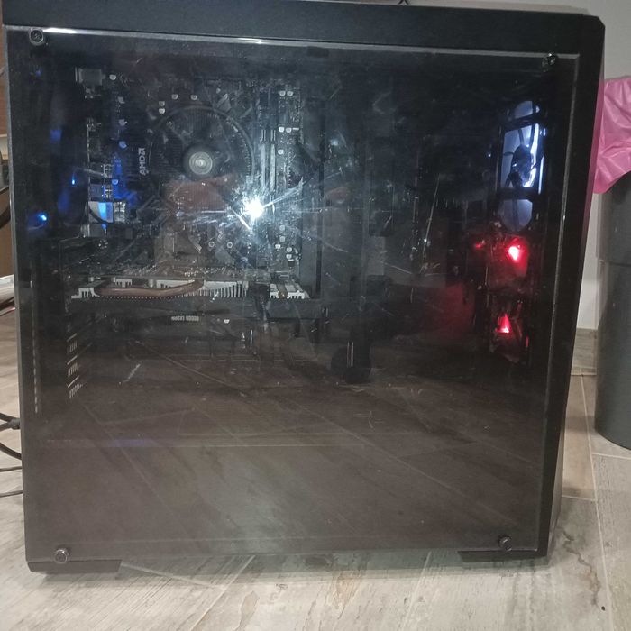 PC completo com Monitor (Ryzen 2600 | GTX 1660 | 16gb RAM ddr4 | 850W)