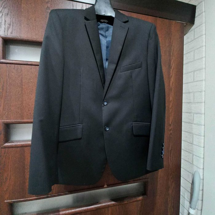 Garnitur czarny i niebieski