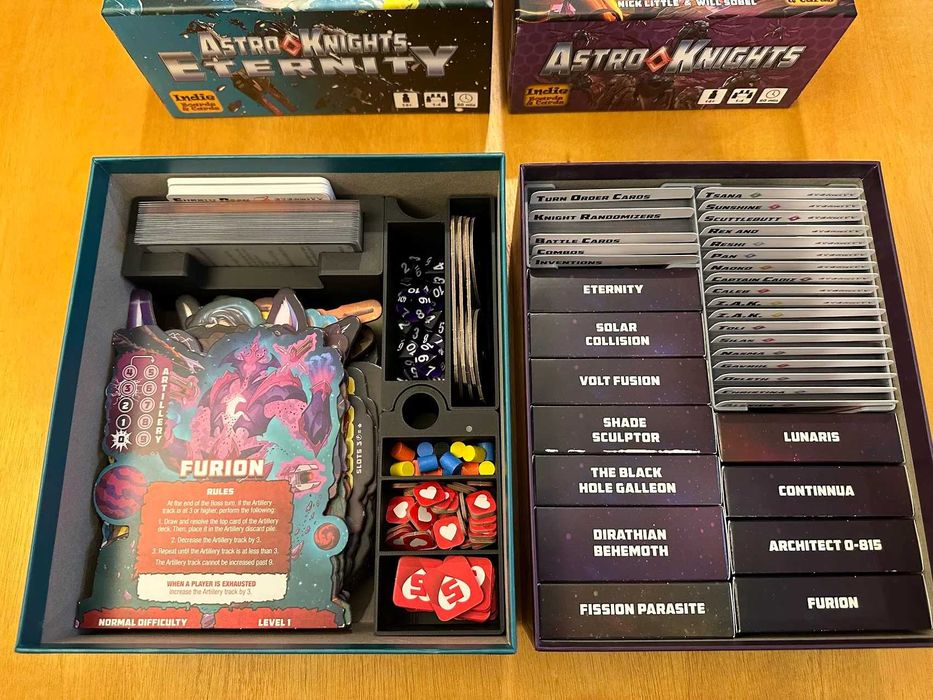 Astro Knights + Eternity expansion – insert (deluxe player boards)