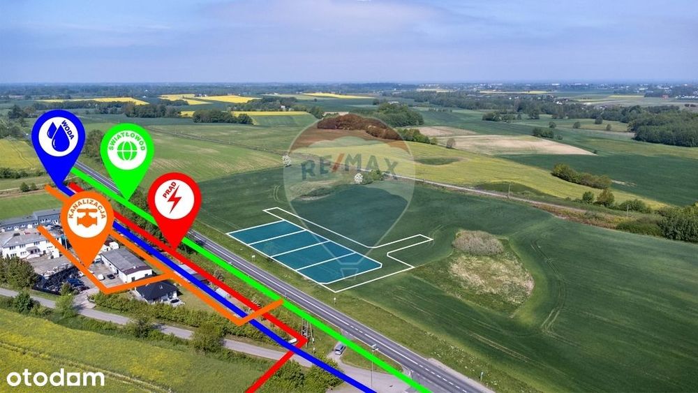 Atrakcyjne działki budowlane 900 m2 – Będzino