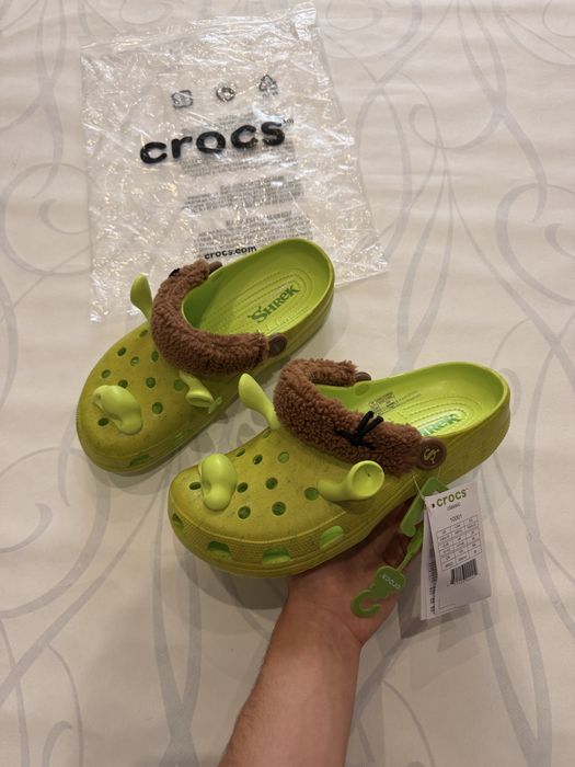 Crocs Shrek кроксы шреки бейп A Bathing Аре кроксы bape opium drip drill archive erd viper y 2k rap skate дрип