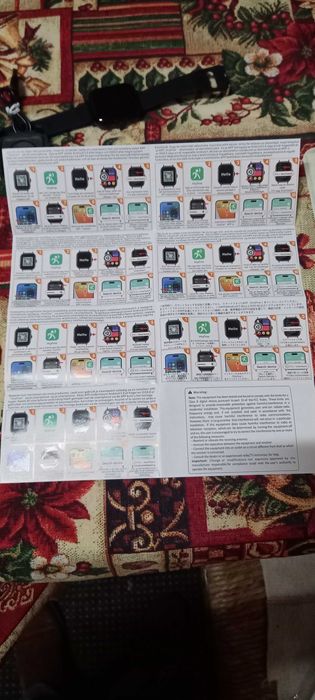 Smart Watch preto novo