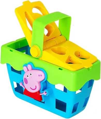 Nowy koszyk muzyczny Świnka Peppa, piknikowy koszyk, sorter