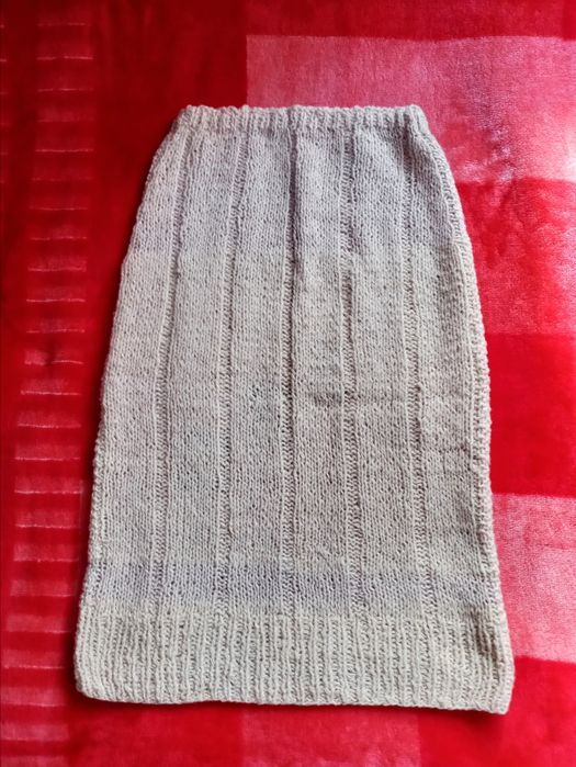 Spódnica z owczej wełny, ręcznie robiona Handmade