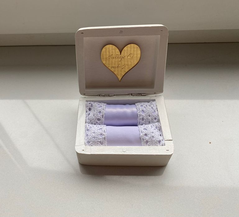 Szkatułka/pudełeczko na obrączki