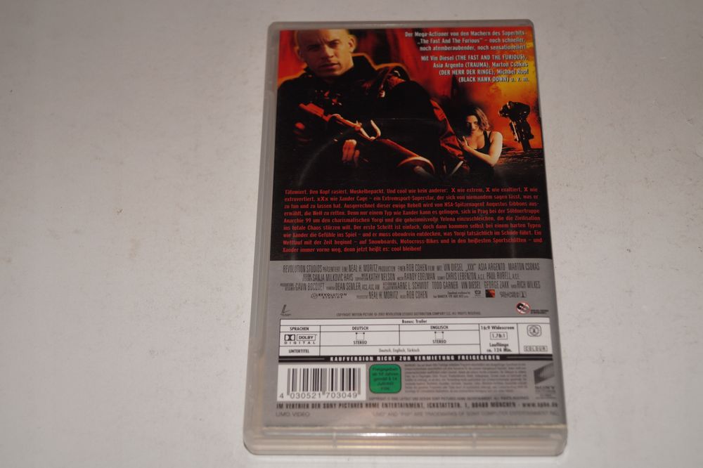 Vin Diesel Triple X Umd Psp